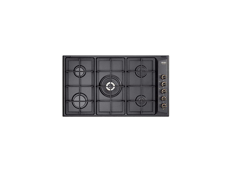 DELONGHI ANL 59 PRO — Placa de gas, 860 mm, Antracita, 5 zone(s) zonas, Natural Gas (NG) — foto 1