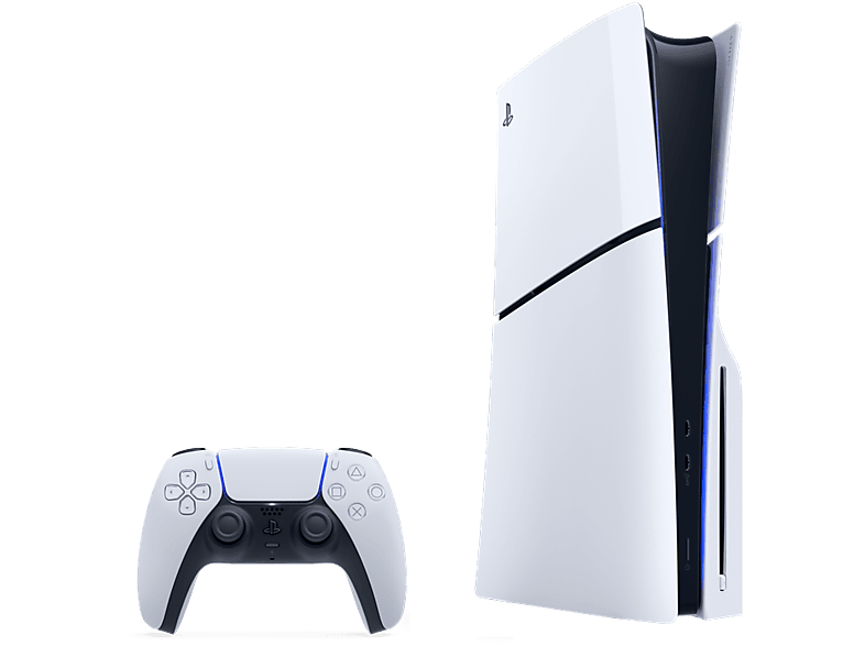 SONY PS5 Slim Standard — Consola, 1 TB SSD, Blanco, 4K, 1 mando