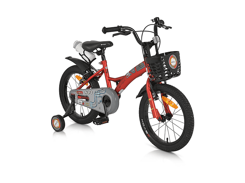 BYOX Robo — Bicicletas para niños, marco: 23 cm, Acero, rojo