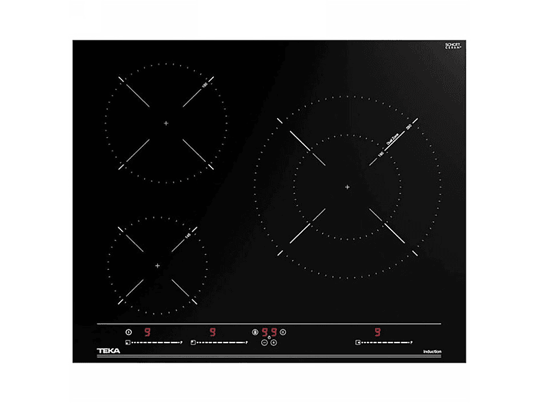 TEKA 112520018 IBC 63015 — Placa inducción, 600 mm, Negro, 3 zonas — foto 1