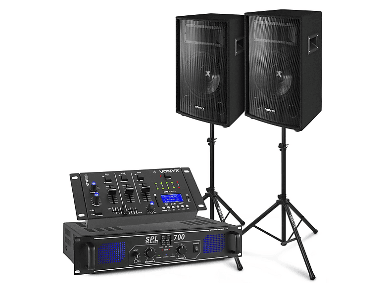 SKYTEC — Altavoz de gran potencia, Black, Vonyx SL12 - STM3030 SKYTEC — foto 1