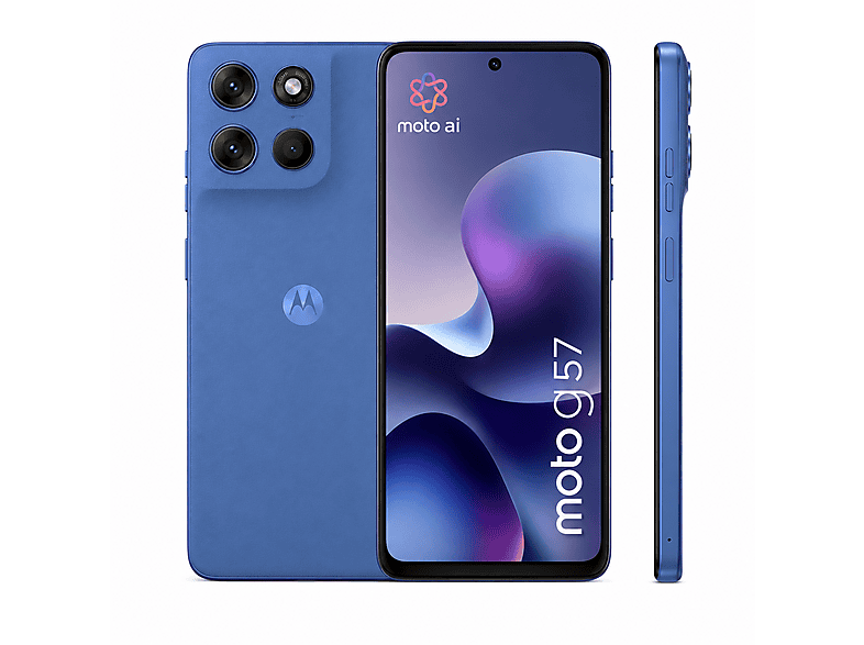 MOTOROLA Moto G57 — Smartphone, Azul, 256 GB, 8 GB RAM, 5200 mAh — foto 1