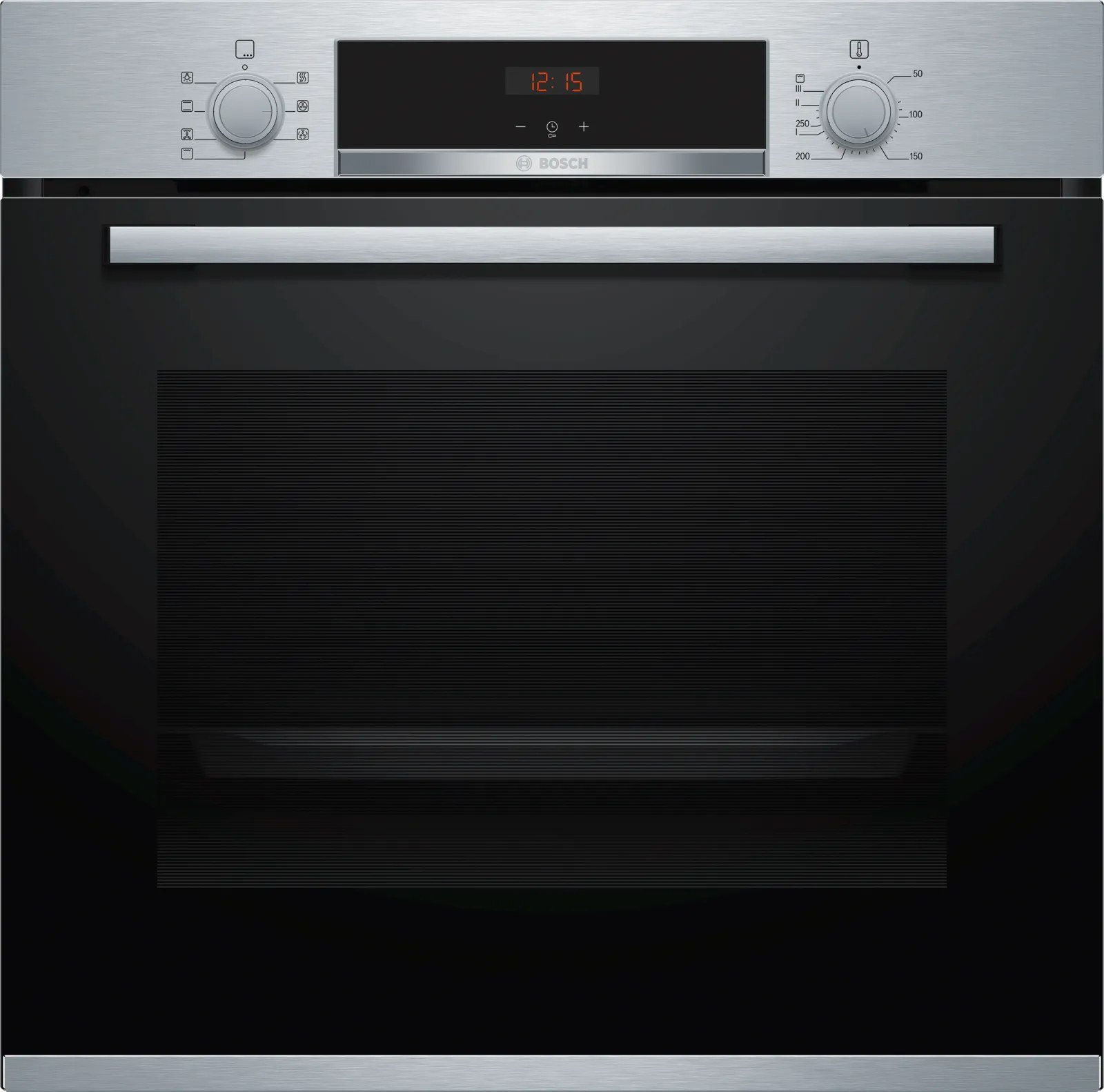 BOSCH Serie 4 HBA533BS0 — Horno multifunción, Integrable, 60 cm, 71 l, Acero inoxidable, EcoLyse