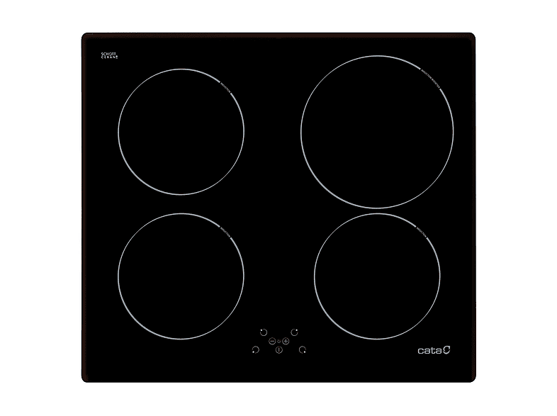 CATA I 604 B — Placa de inducción, 590 mm, Negro, 4 zone(s) zonas — foto 1