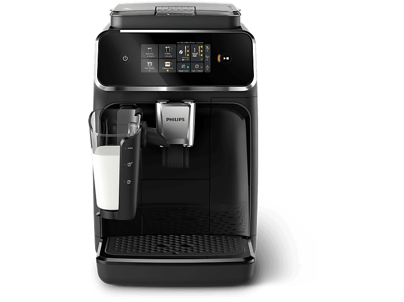 PHILIPS EP2331/10 — Cafetera superautomática, Negro, LatteGo, 15 Bar, 4 Bebidas